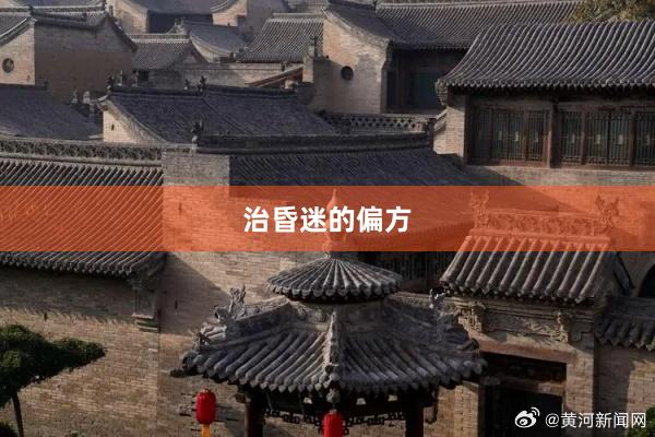 治昏迷的偏方